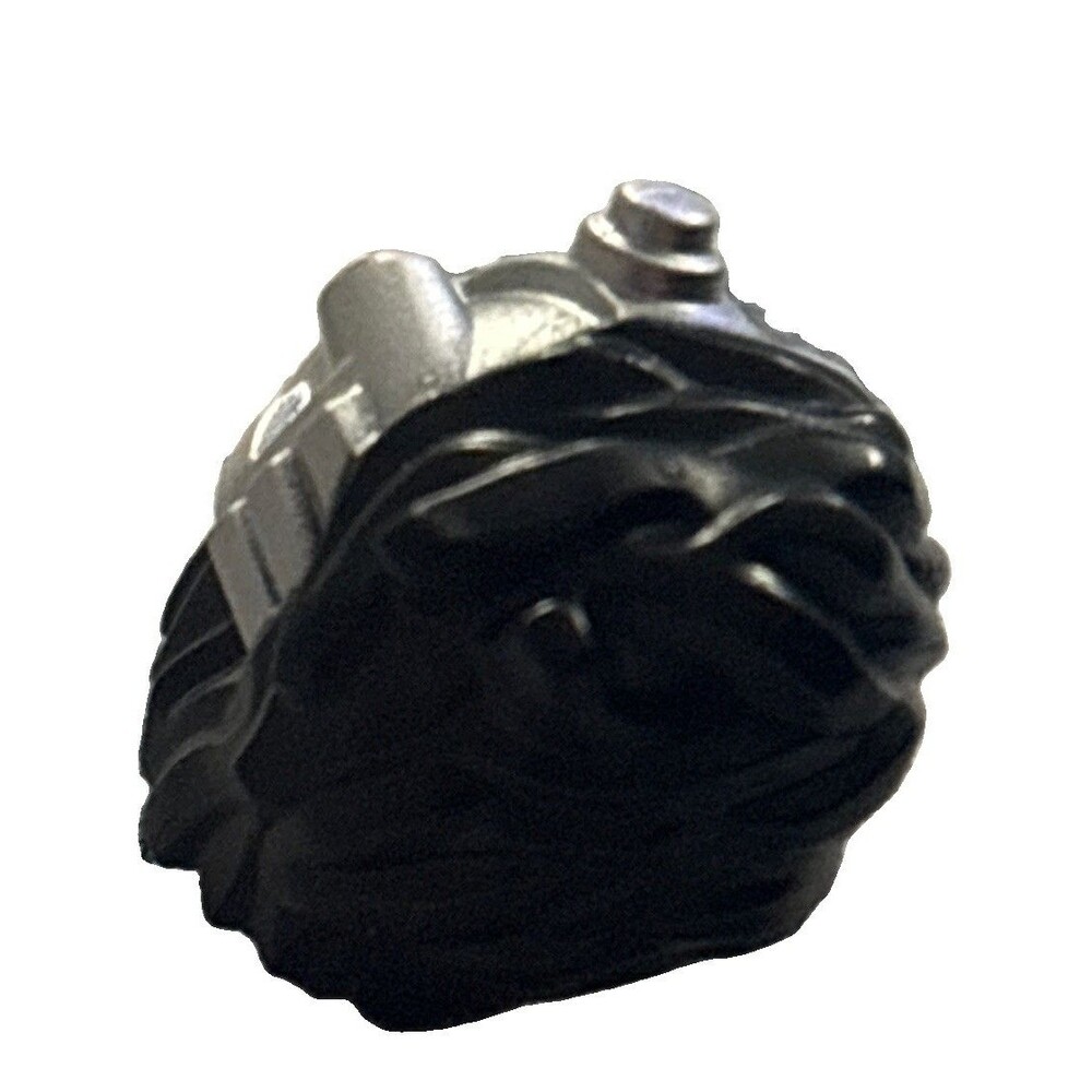 LEGO Ninjago Minifig, Headgear w/ Silver Robot Components and Eyepiece Black 1 - Picture 4 of 4